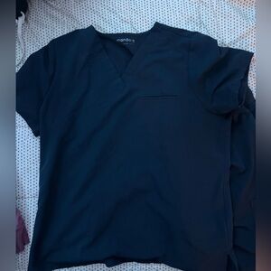 Women's navy scrub set